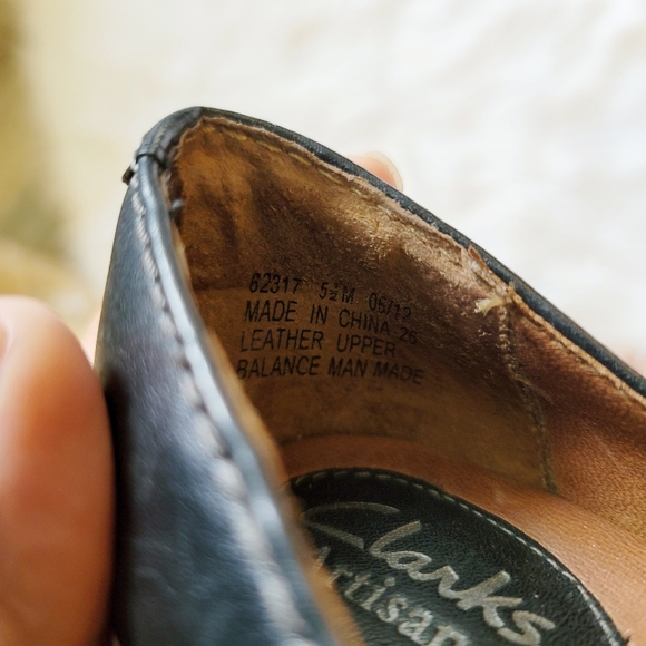 Clarks Artisan Tige de Cuir Black Heeled Womens - Picture 5 of 5